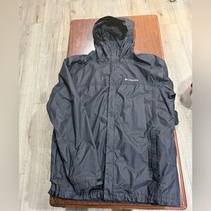 Columbia Black Raincoat